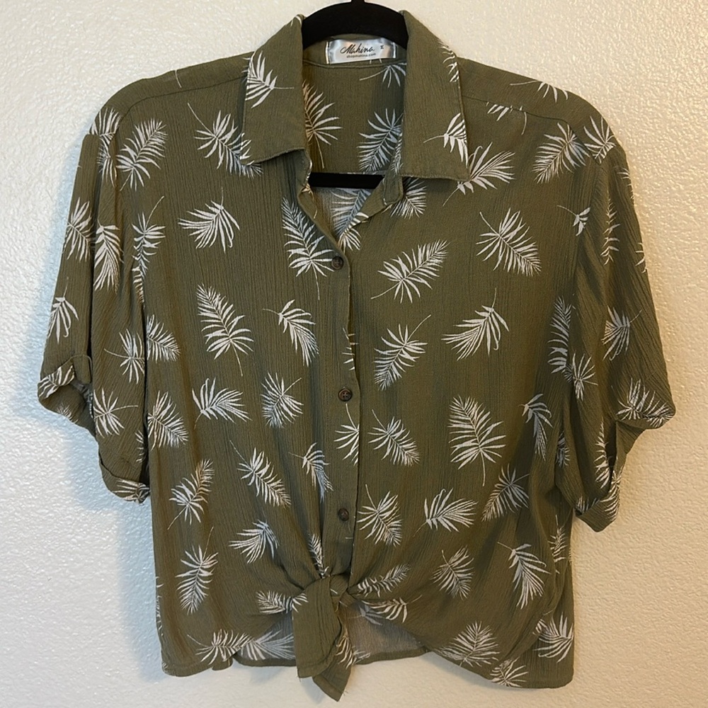 Mahina tie Front shirt